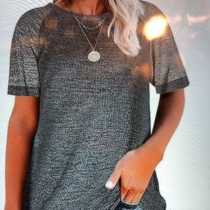 Short sleeve crewneck tee